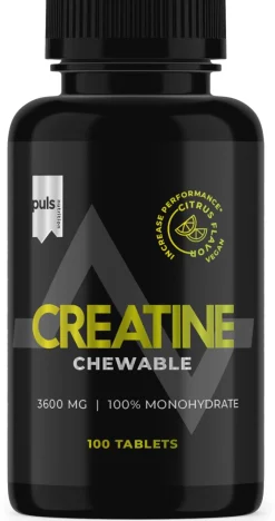 PULS NUTRITION PURESKELTAVA KREATIINI SITRUS 100 TABL 130 G