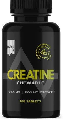 PULS NUTRITION PURESKELTAVA KREATIINI SITRUS 100 TABL 130 G