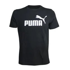 PUMA LOGO T-PAITA MUSTA L