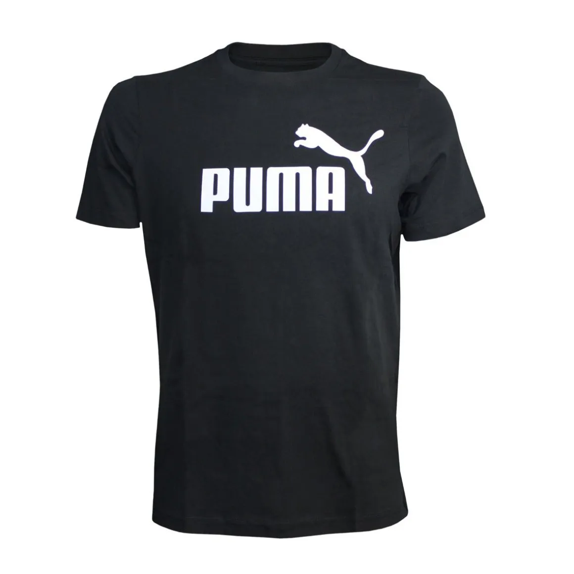PUMA LOGO T-PAITA MUSTA L