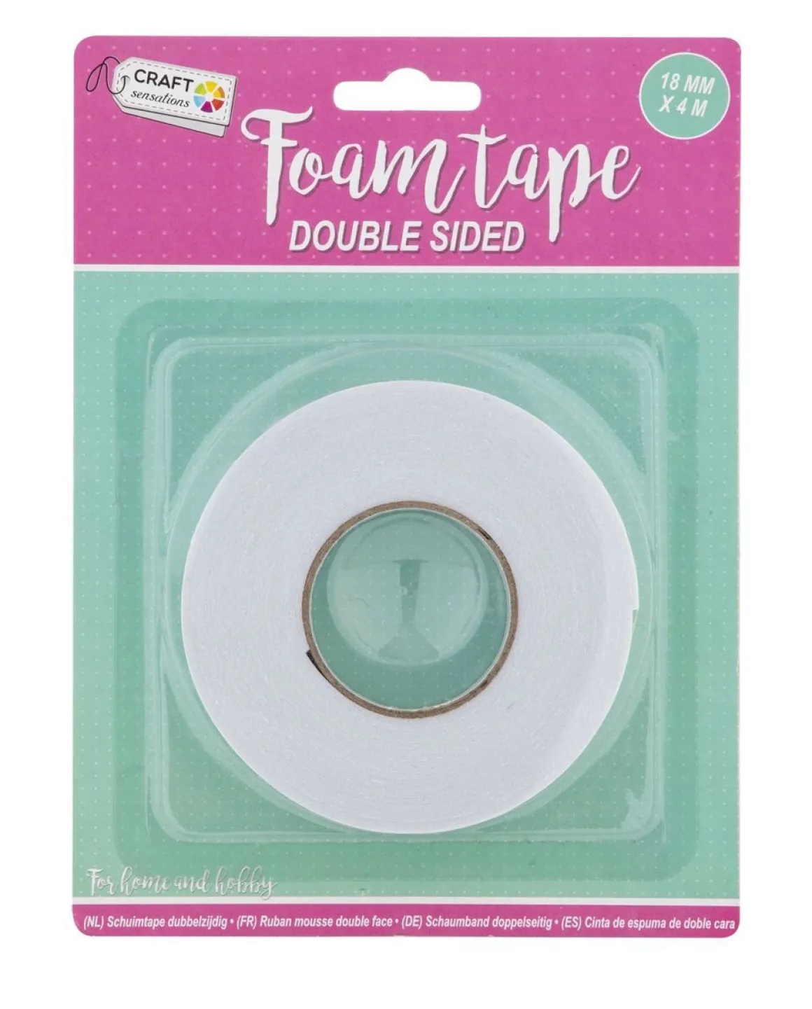 2-PUOLEINEN FOAM TEIPPI 400CMX18MM