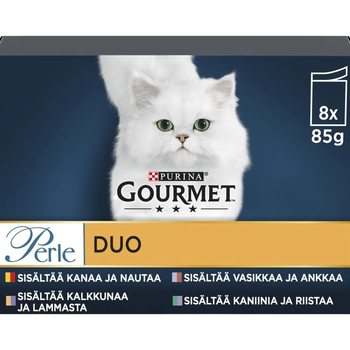 PURINA GOURMET PERLE ANNOSP DELICATE DUO LAJ 8*85G 680 G
