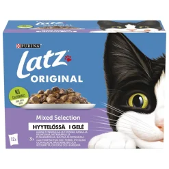 PURINA LATZ ORIGINAL MIXED LAJ HYYT 12*85G 1,02 KG