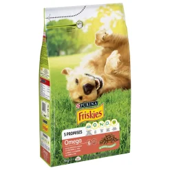 PURINA FRISKIES KOIRAN TÄYSRAVINTO OMEGA MAUKASTA NAUTAA & KALA 3 KG