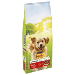 PURINA FRISKIES KOIRAN TÄYSRAVINTO ADULT RUNSAASTI LIHAA 15 KG