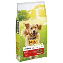PURINA FRISKIES KOIRAN TÄYSRAVINTO ADULT NAUDANLIHA 7,5 KG