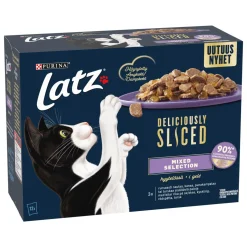 PURINA LATZ DELICIOUSLY SLICED MIXED LAJ 12*80G 960 G