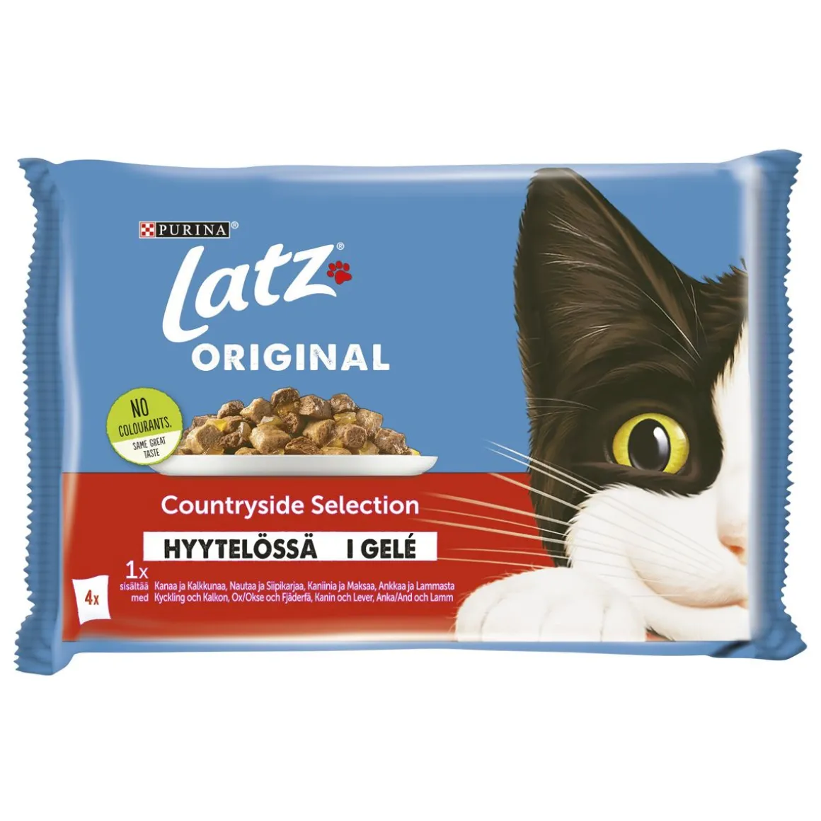 PURINA LATZ ORIGINAL COUNTRYSIDE LAJ HYYT 4*85G 340 G