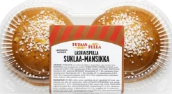 PUTAANPULLA LASKIAISPULLA SUKLAA-MANSIKKA 2KPL 240 G