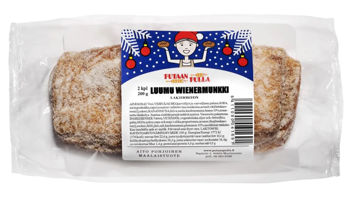 PUTAANPULLA LUUMU WIENERMUNKKI 2KPL 200 G