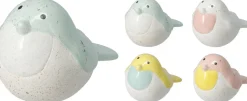 PUUTARHAKORISTE LINTU POSLIINIA 7 CM LAJITELMA