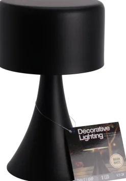 PÖYTÄLAMPPU LED 12X21CM MUSTA