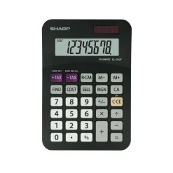 PÖYTÄLASKIN SHARP EL330FBBK MUSTA KP