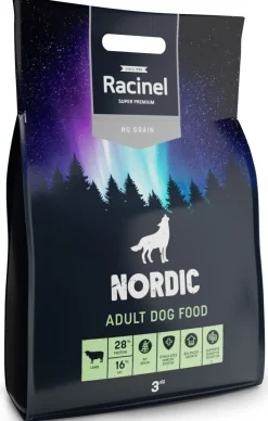 RACINEL NORDIC KOIRAN TÄYSRAVINTO ADULT LAMB 3 KG