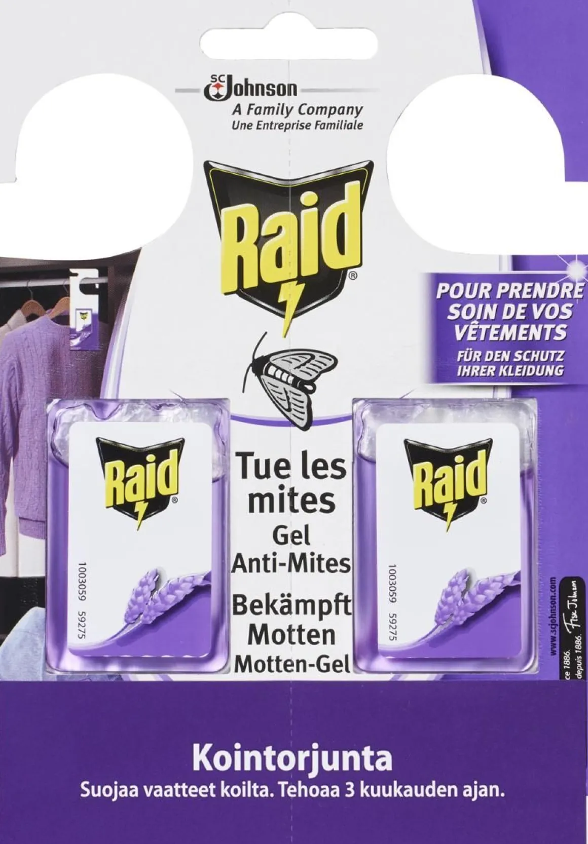 RAID KOINTORJUNTA 2 KPL TORJUNTA-AINE
