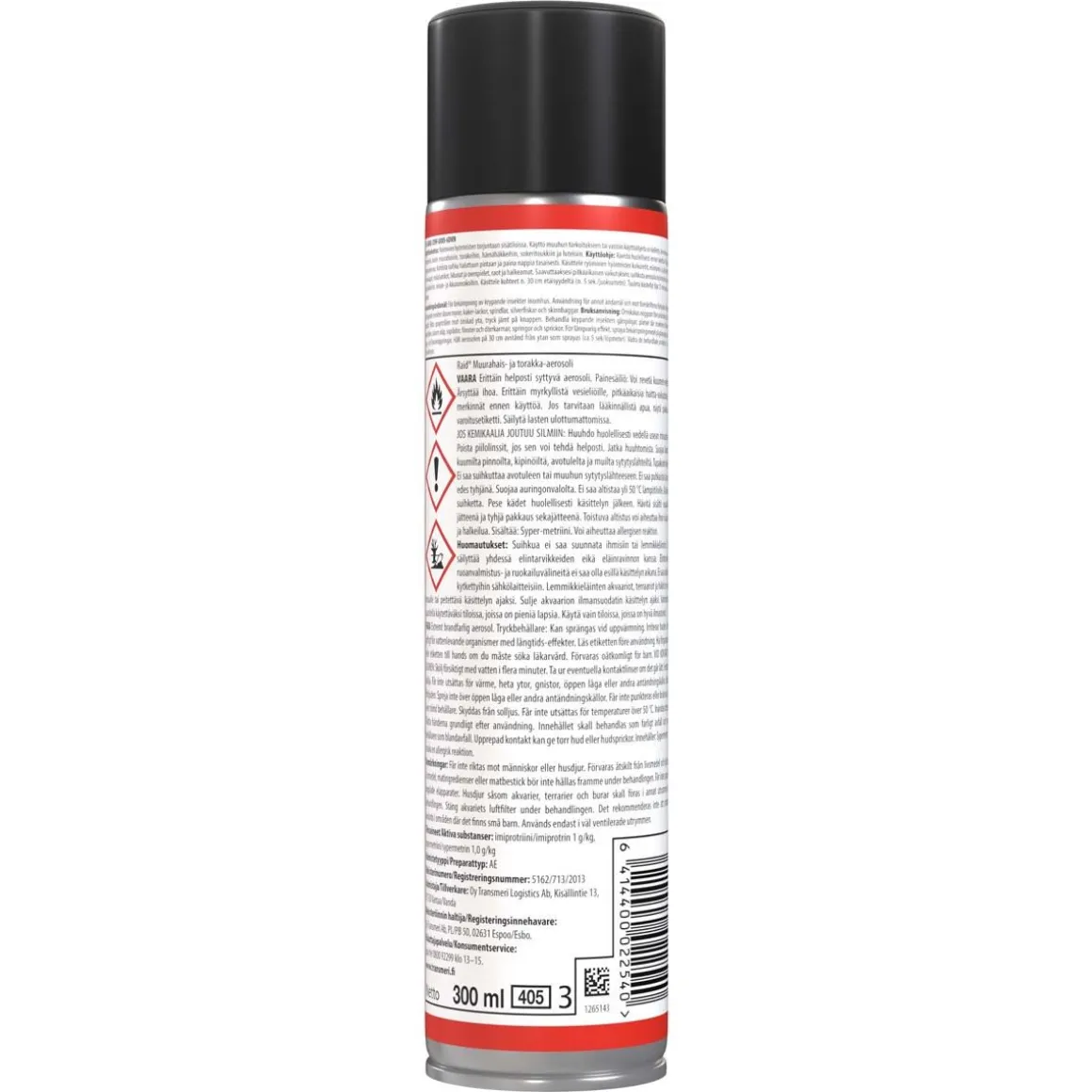 RAID MUURAHAIS- & TORAKKA-AEROSOLI 300 ML