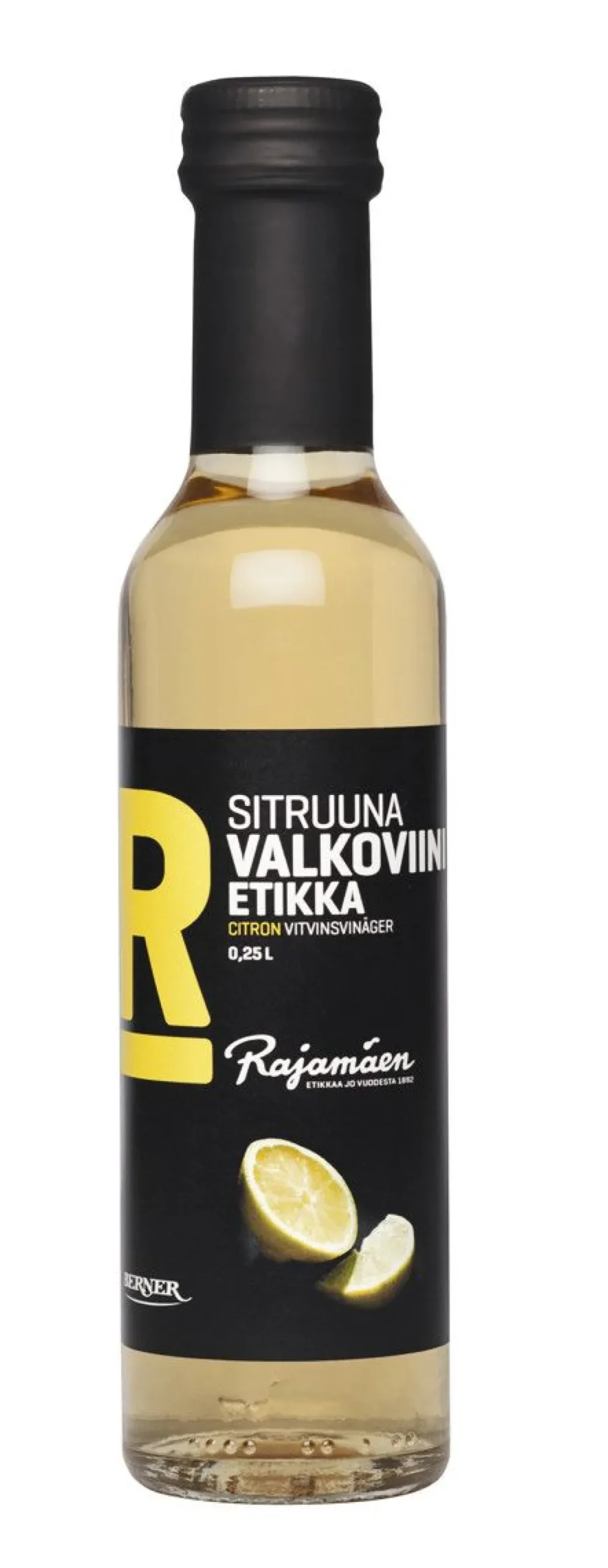 RAJAMÄEN SITRUUNA VALKOVIINIETIKKA 250 ML