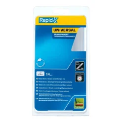 RAPID-TOOLS KUUMALIIMA 12MM PITKÄ 14KPL YLEISK.KIRKAS