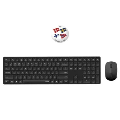 RAPOO NÄPPÄIMISTÖ/HIIRI SETTI 8020M LANGATON MULTI-MODE MUSTA