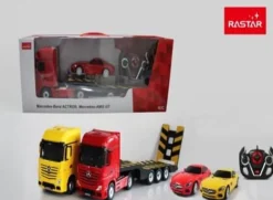 RASTAR R/C 1:26 MERCEDES-BENZ ACTROS REKKA PIKKUAUTOLLA