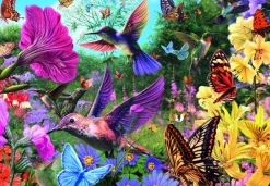 RAVENSBURGER PALAPELI 200P HUMMINGBIRDS & BUTTERFLIES