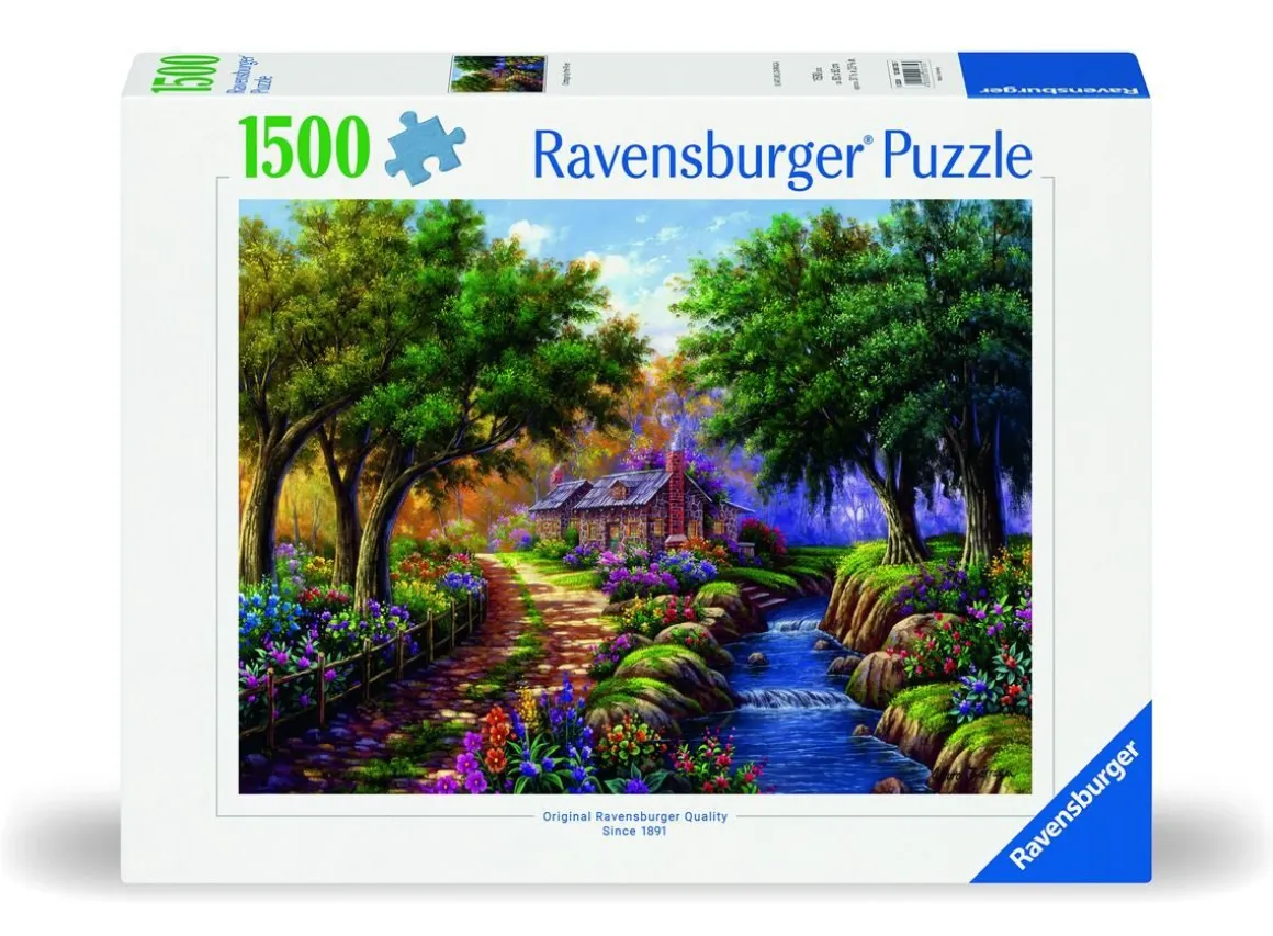 RAVENSBURGER PALAPELI 1500P COTTAGE BY THE RIVER
