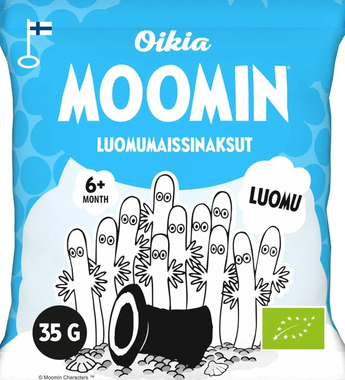 REAL SNACKS MOOMIN ORIGINAL MAISSINAKSU 35 G
