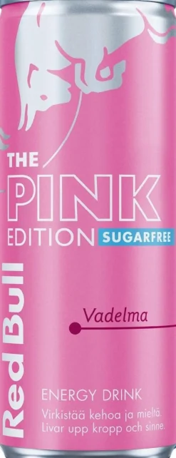 RED BULL PINK EDITION SUGARFREE VADELMA TLK 250 ML