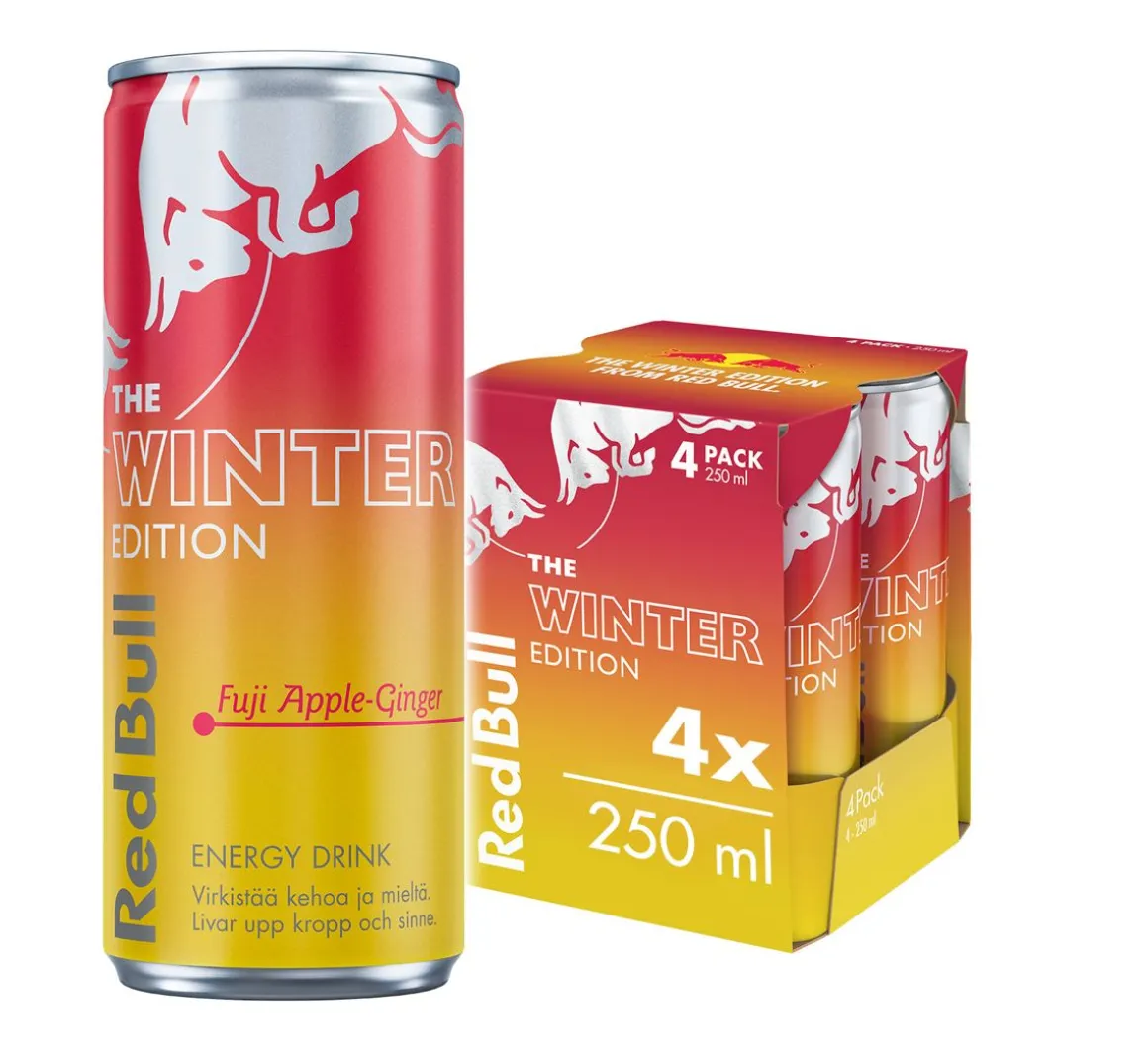 RED BULL WINTER EDITION 0,25 TLK 4-PACK 1L