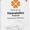REFORMICARE STERIILI KUITUKANGAS HAAVATAITOS 7,5CMx7,5CM 10 KPL