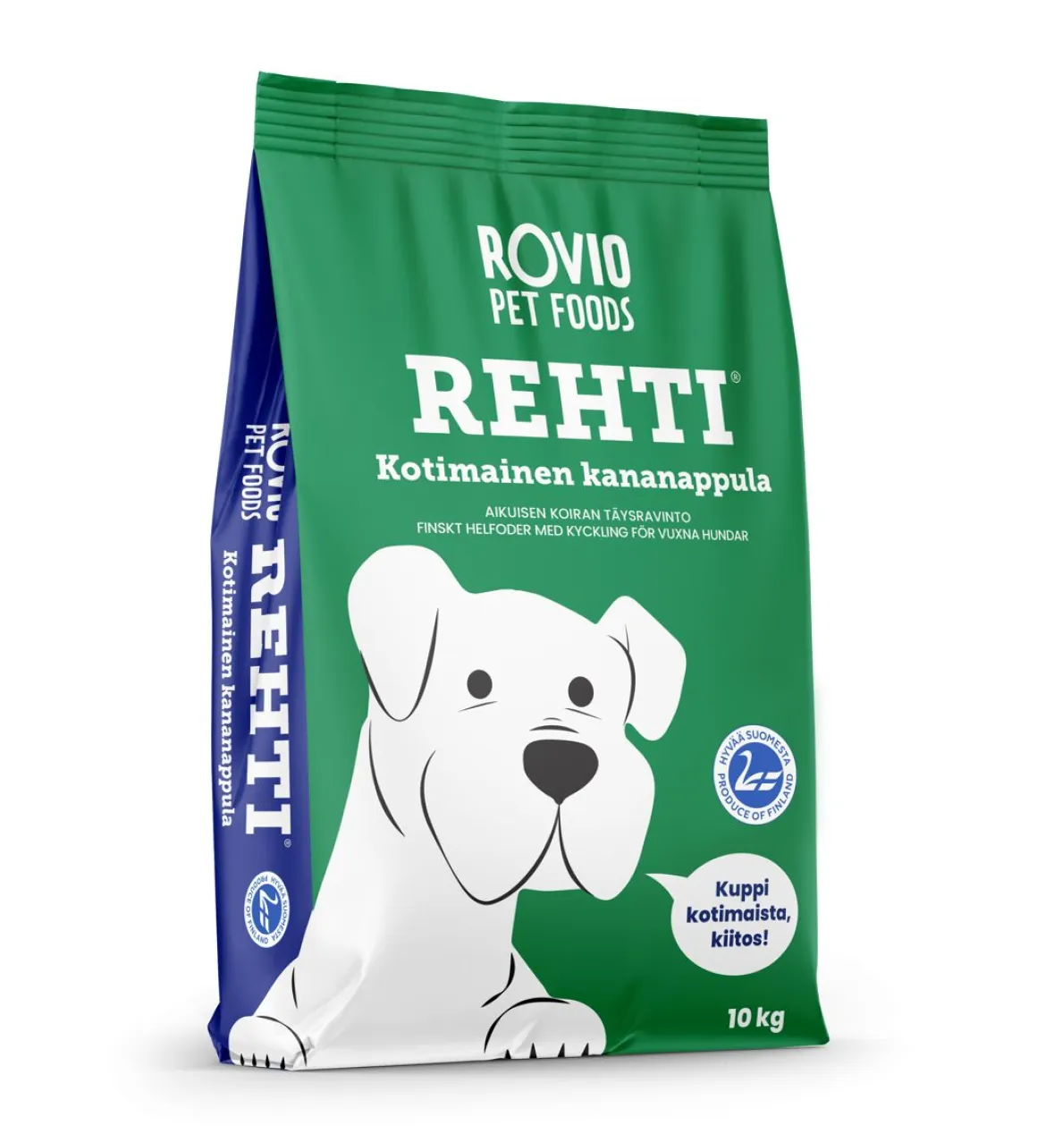 REHTI KOIRAN TÄYSRAVINTO KANA AIKUINEN 10 KG
