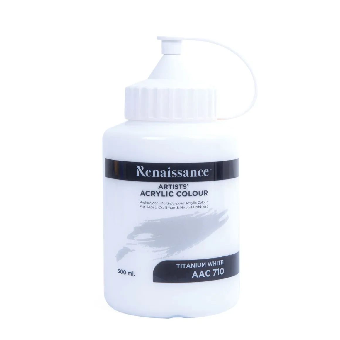 RENAISSANCE AKRYYLIMAALI 500 ML, TITANIUM WHITE