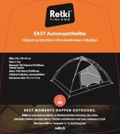 RETKI EASY AUTOMAATTITELTTA