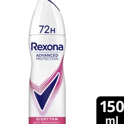 REXONA ADVANCED PROTECTION BIORYTHM SPRAY 150 ML