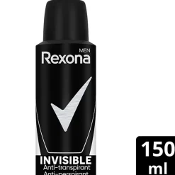 REXONA MEN INVISIBLE FOR BLACK & WHITE SPRAY 150 ML