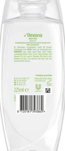 REXONA SUIHKUSAIPPUAL ALOE FRESH 225 ML