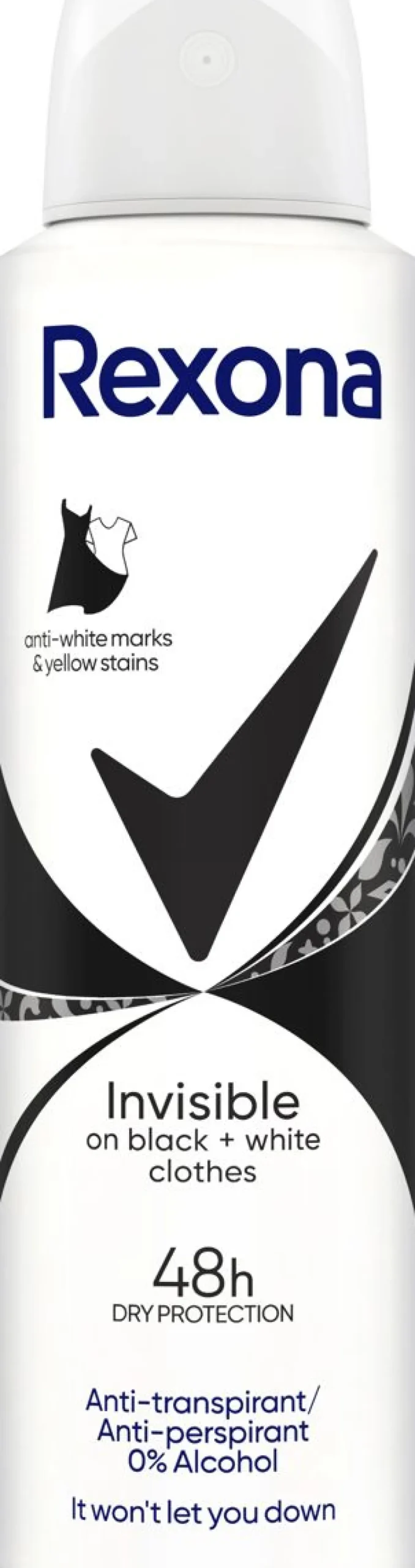 REXONA WOMEN INVISIBLE SPRAY FOR BLACK & WHITE 150 ML