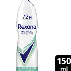 REXONA SPRAY ADVANCED PROTECTION SHOWER FRESH 150 ML