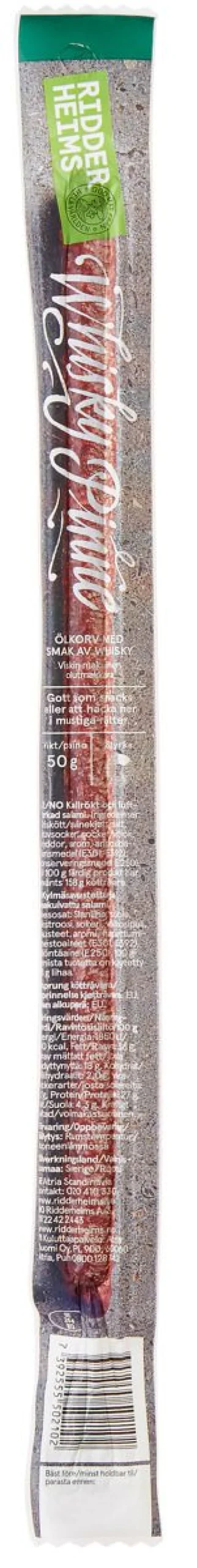 RIDDERHEIMS WHISKYPINNE OLUTMAKKARA 50 G