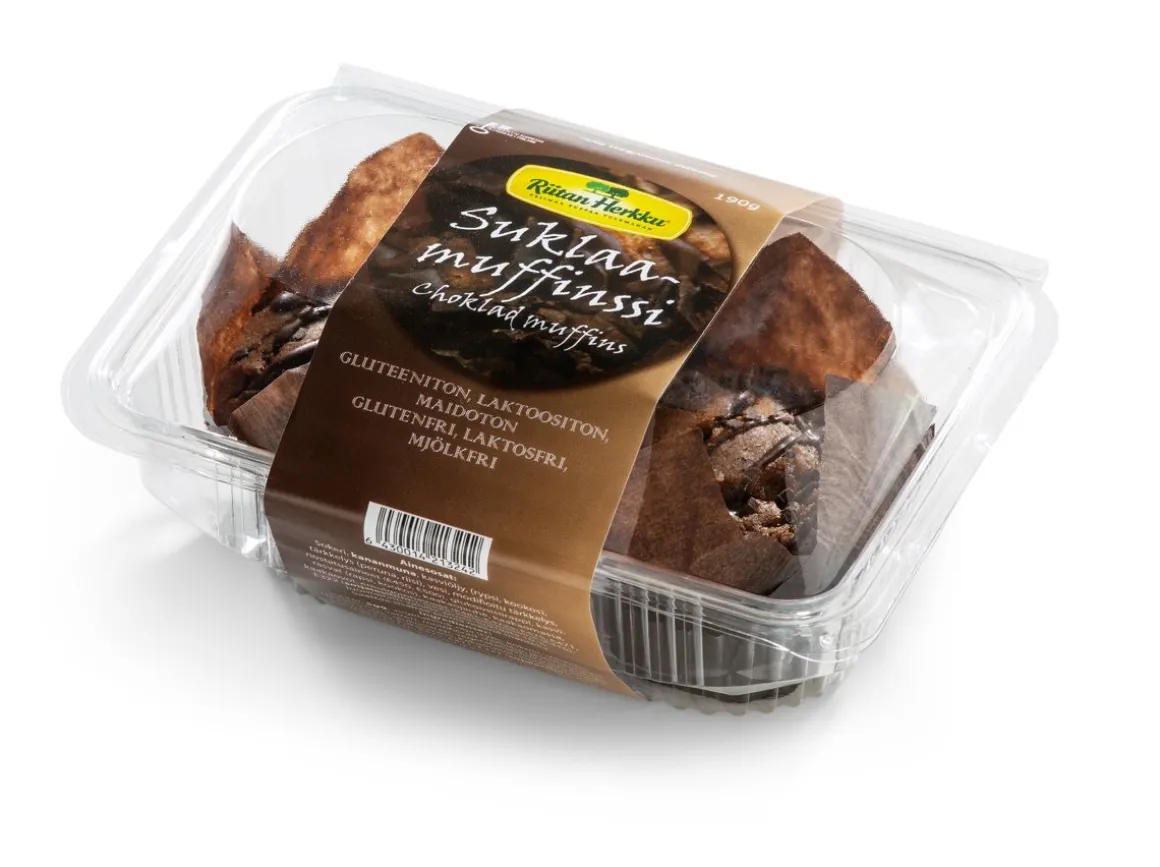 RIITAN HERKKU SUKLAAMUFFINSSI 2KPL GTON 180 G