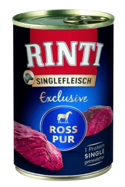 RINTI SINGLEFLEISCH PUR KOIRAN ATERIA HEVONEN 400 G