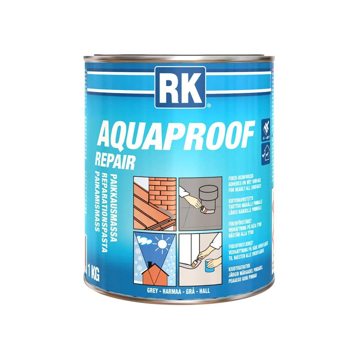 RK PAIKKAUSMASSA AQUA PROOF REPAIR 1 KG