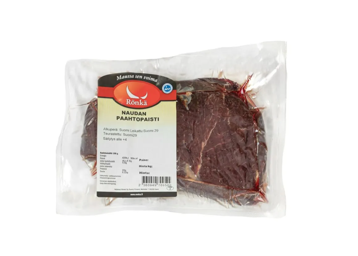 RÖNKÄ NAUDAN PAAHTOPAISTI N. 1KG