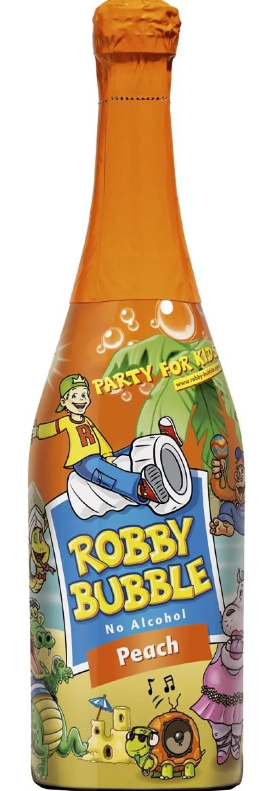 ROBBY BUBBLE PERSIKKA KLP 750 ML