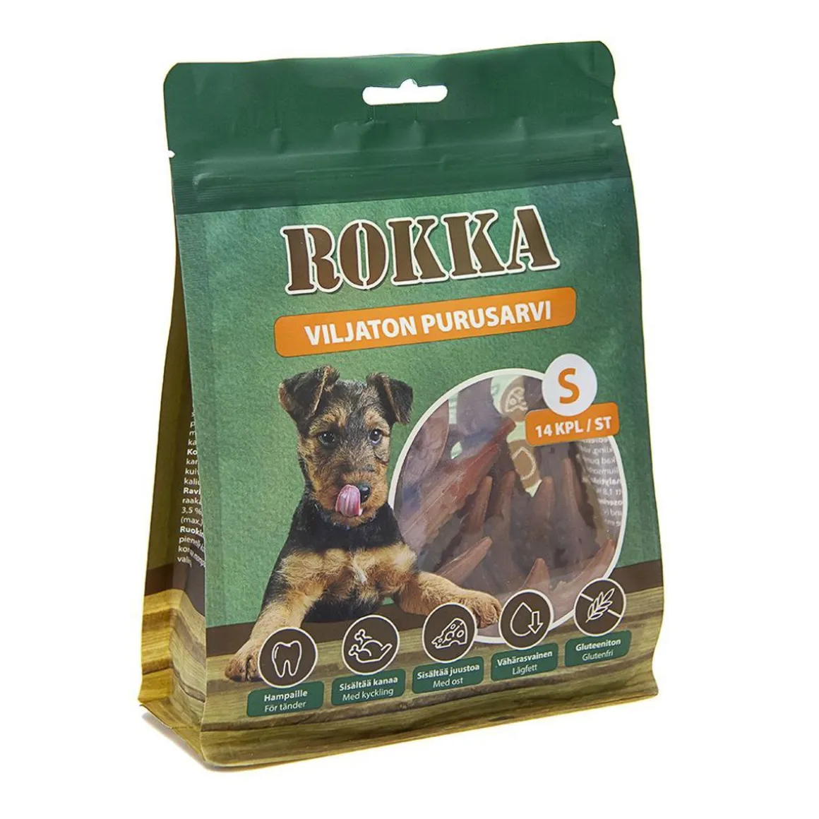 ROKKA VILJATON PURUSARVI S 14KPL 385 G