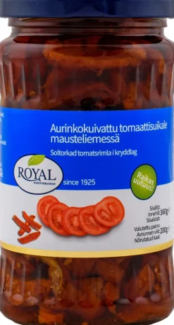 ROYAL AURINKOKUIVATTU TOMAATTISUIKALE MAUSTELIEMESSÄ 360/