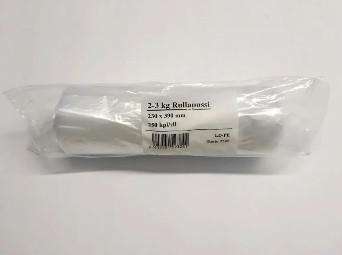 RULLAPUSSI KIRKAS 2-3 KG, 230 X 390 MM 250 KPL
