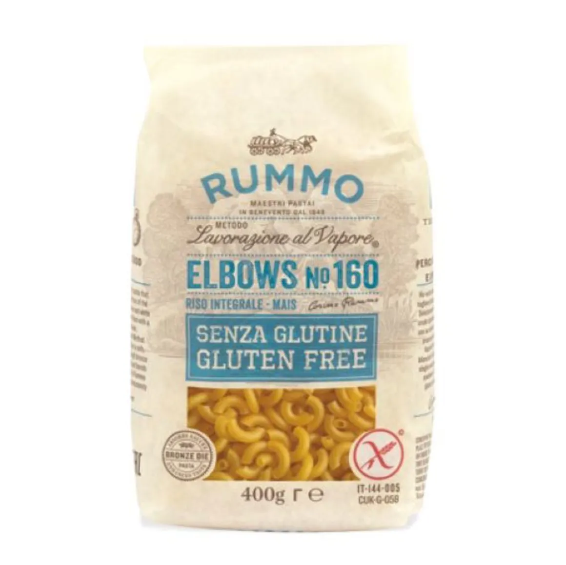 RUMMO GLUTEENITON MAKARONI NO160 400 G