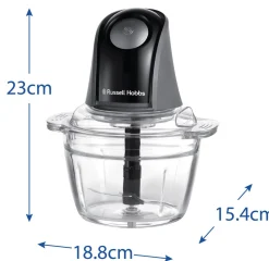 RUSSELL HOBBS DESIRE MATTE CHARCOAL MINISILPPURI