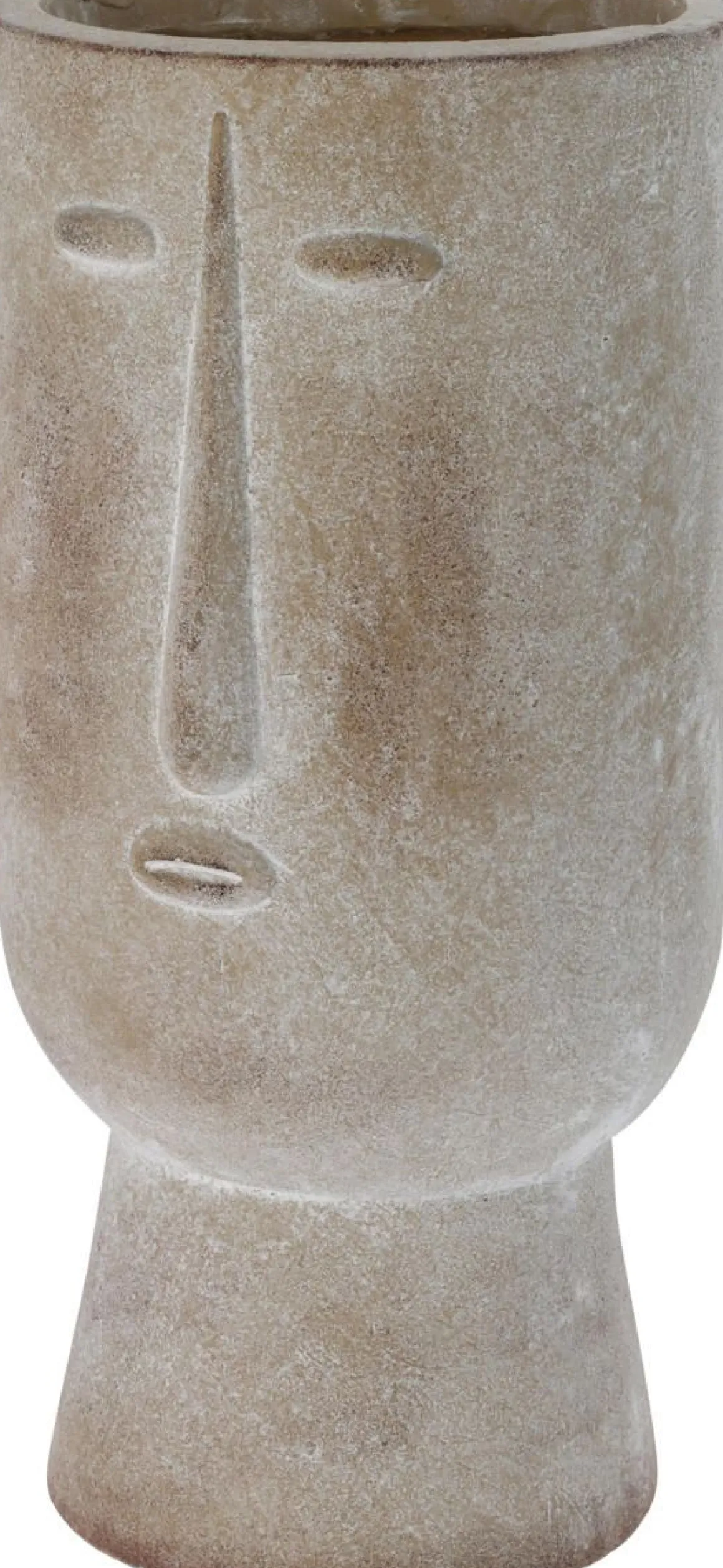 RUUKKU KASVOT 21X21X45CM HARMAA LAJITELMA
